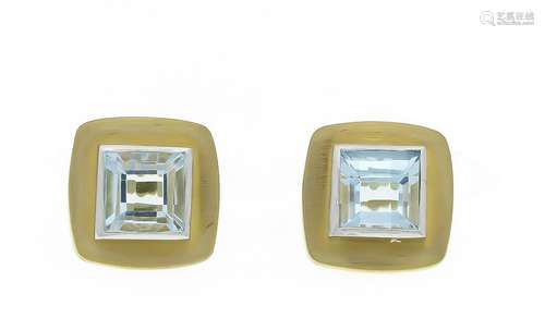 Blue topaz studs GG / WG