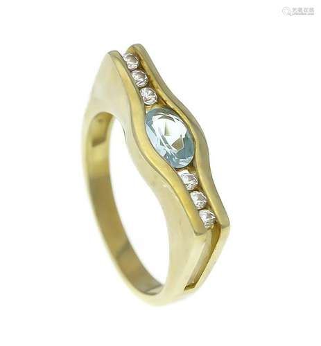 Blue topaz ring GG 585/00