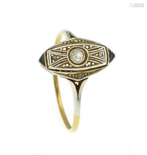 Art Deco ring GG / WG 585