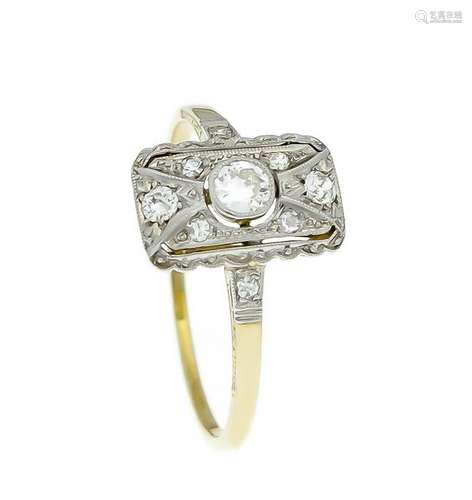 Art Deco Ring GG / WG 585