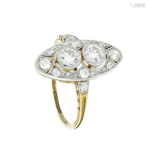 Art Deco Ring GG / WG 585