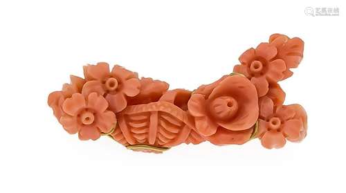 Coral brooch GG 585/000 u