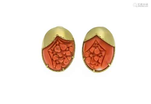 Coral ear clips GG 585/00