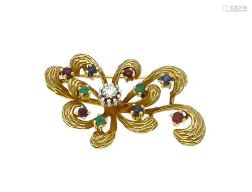 Multicolor brooch GG 750/