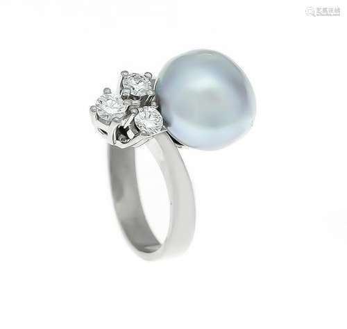 Cultured pearl diamond ri