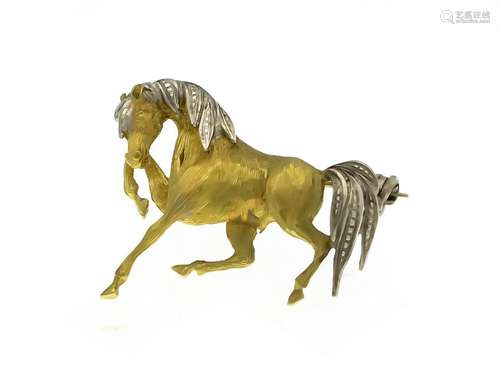 Horse brooch GG / WG 750/