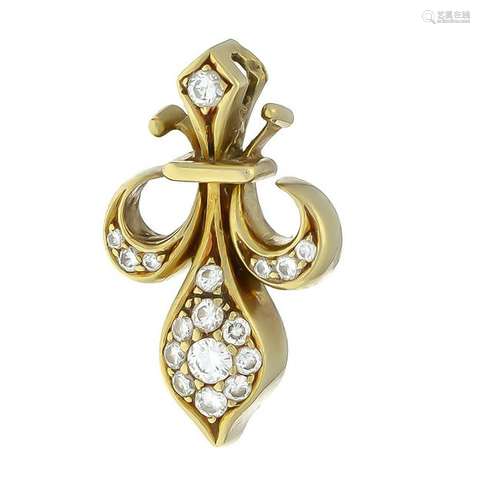 Brilliant pendant Fleur d