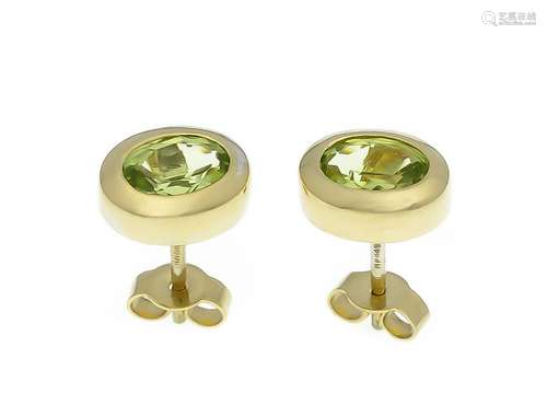 Peridot earrings GG 750/0