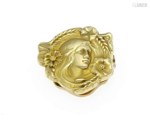 Art Nouveau lapel button