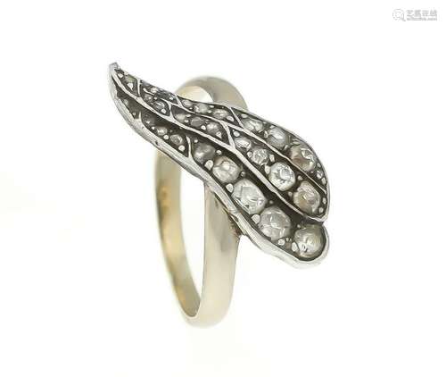 Old cut diamond ring GG /