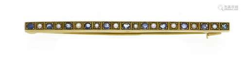 Sapphire bead brooch GG 5