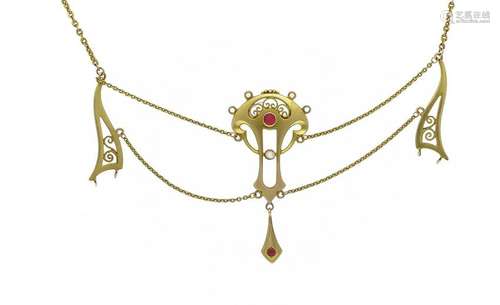 Art Nouveau necklace GG 3