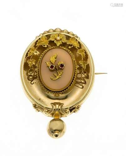 Gold Foil Brooch 1840 Gol