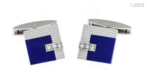 Lapis Lazuli Cufflinks WG