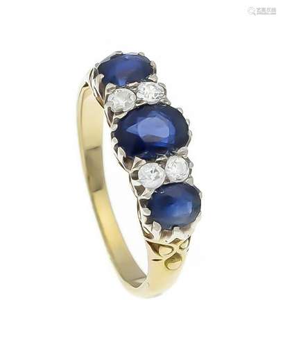 Sapphire old-cut ring GG