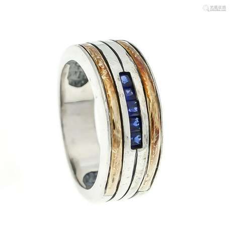 Sapphire ring silver and