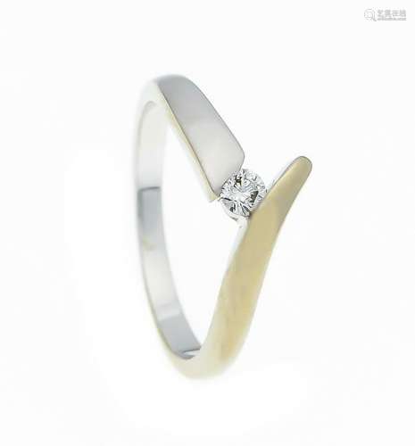 Brillant ring WG / GG 750