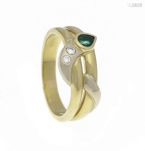 Tourmaline diamond ring G