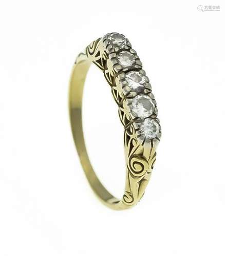 Old cut diamond ring GG /