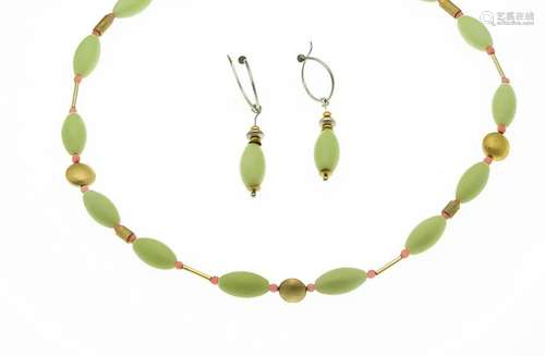 Gemstone set, clasp and i