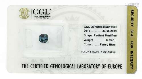 Diamond 0.85 ct Fancy Blu