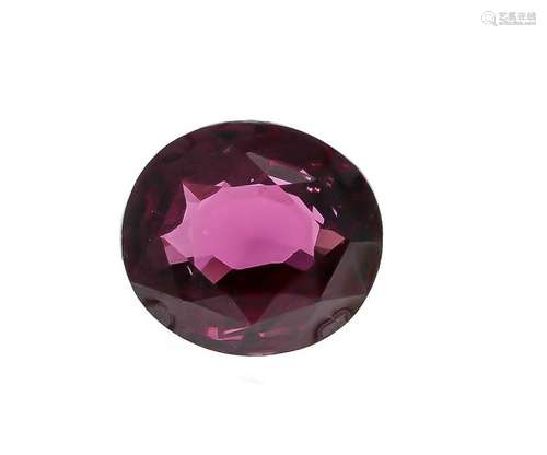 Rhodolite 6.33 ct, oval f