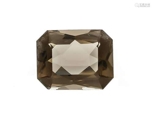 Smoky quartz 33.19 ct, re