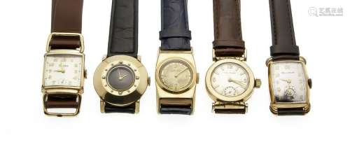 Collection of 5 watches,