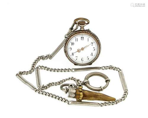 Open ladies pocket watch