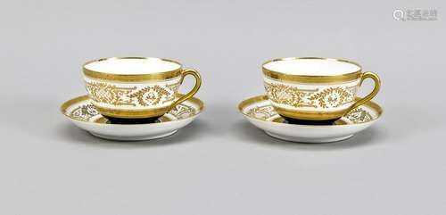 Pair of opulent cups