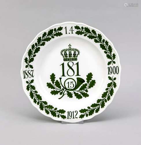 Regiment plate, Meis