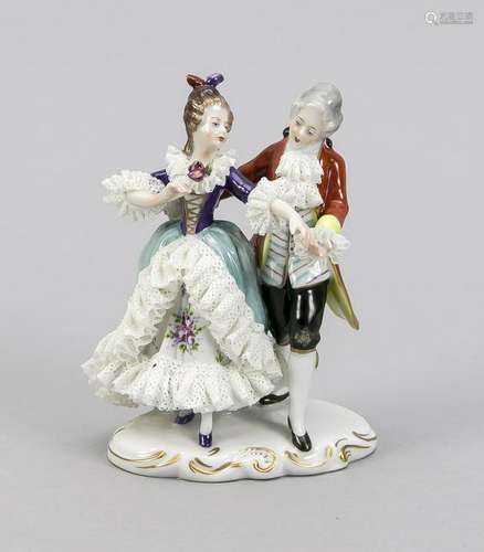 Gallant rococo dance