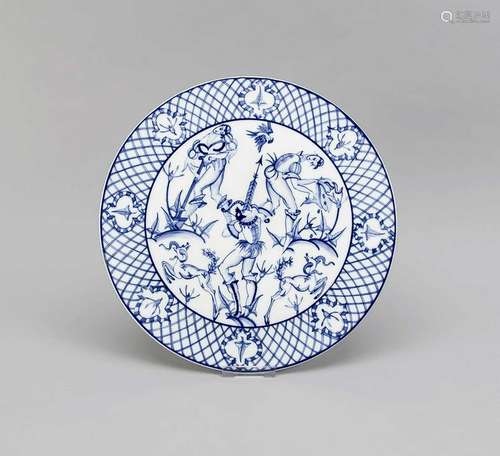 Round plate, Meissen