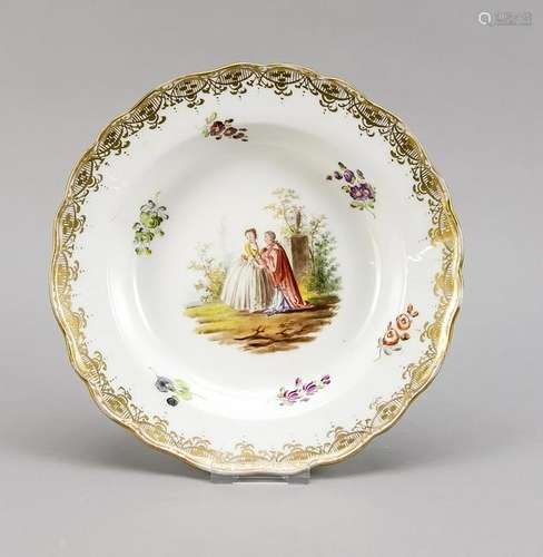 Deep plate, Meissen,