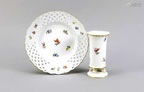 Vase and plate, Meis