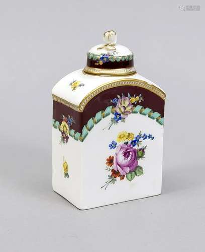 Tea tin, Meissen, ma