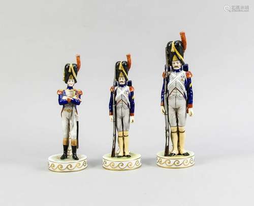 Three military figur