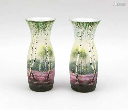 Pair of vases, 20th