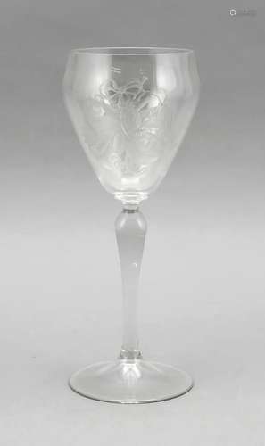 Large goblet glass,