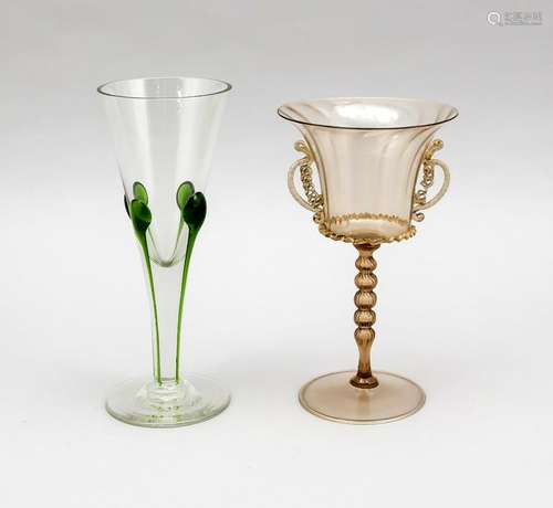 Two glasses, 20th ce