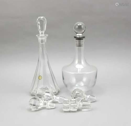 Two decanters, Germa