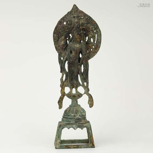 BRONZE FIGURE OF GUANYIN