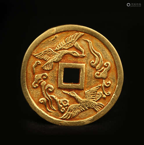 CHINESE PURE GOLD COIN