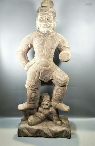 CARVED STONE FIGURE