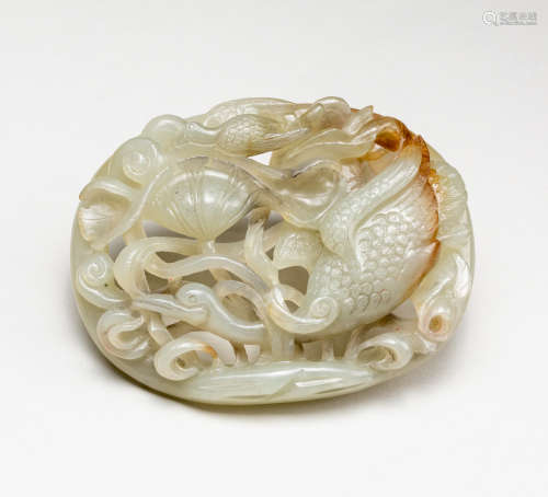 Liao-Jin Style Chinese Antique Jade Belt/Cover