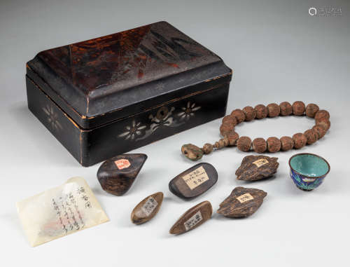 Set Of Chinese/Japanese Antique Agarwood