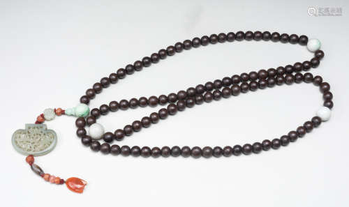 19th Important Chinese Antique Agarwood Prayer Beads