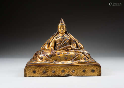 16-17th Style Sino-Tibetan Gilt Bronze Buddha