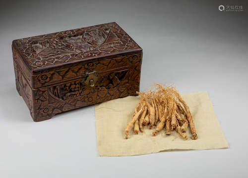 Group 1900s Korean Antique Ginsengs.