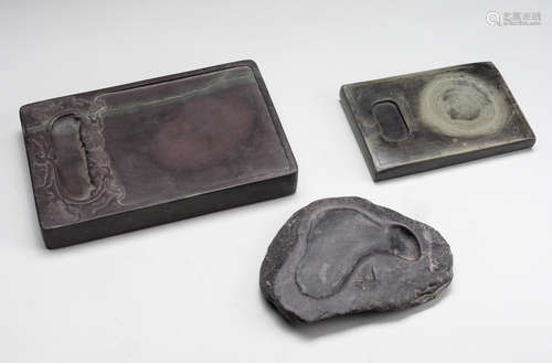 Set Of Chinese Antique Inkstones